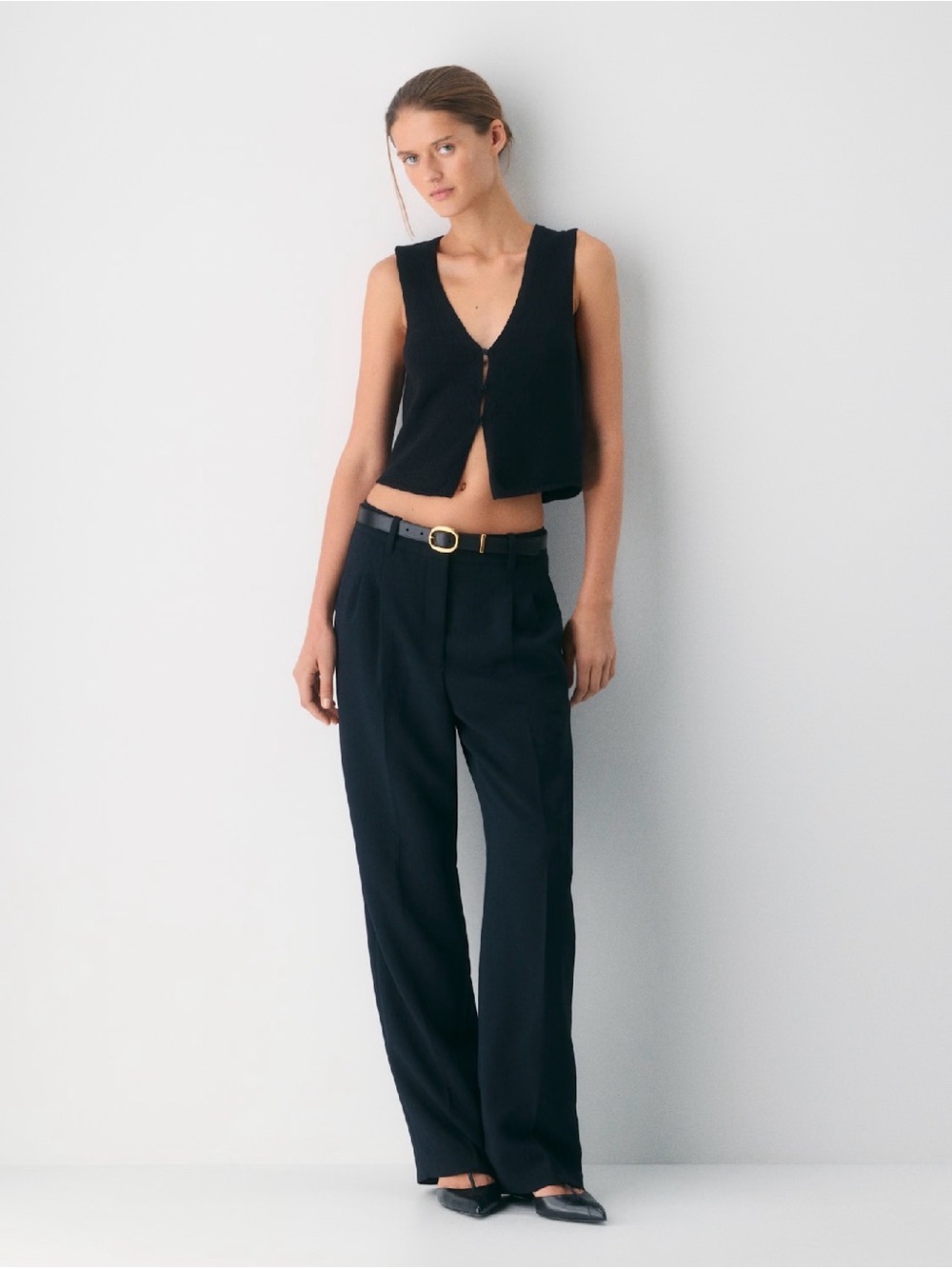 Aritzia Wilfred Basque Sweater Vest